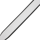 Levy's M26PD-WHT-BLK Leather Guitar Strap *Free Shipping in the USA*