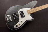 Reverend Mercalli 4 Bass Guitar Black Sparkle  *Free Shipping in the USA*