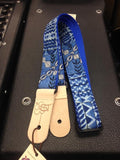 Sherrin's Threads Ocean Tapa 1.5" Ukulele Strap *Free Shipping in the USA*